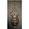 Image 1 : Casted Bronze and cristal lantern #1047826