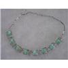 Confetti lucite rhodium necklace choker #1055095