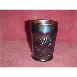 Northwood Amethyst Carnival Dandelion Tumbler #1056843