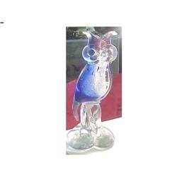 Murano Blue & Crystal Owl #1056856