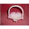 Image 1 : Fenton Pink  Embossed Basket #1056928