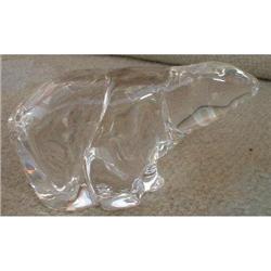 HADELAND Crystal POLAR Bear Figurine SIGNED #1057058