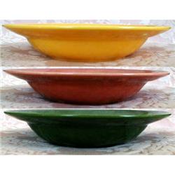 HARLEQUIN Fiesta SOUP Bowls 3 colors VINTAGE #1057139