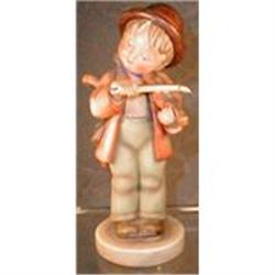 HUMMEL Little Fiddler Brown Hat 2/7 8 inch TMK3#1057239