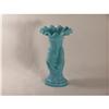 Image 1 : Fenton Blue Opalescent Hand Vase #1057914