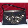 Image 1 : VINTAGED BLACK SIGNED PURSE/ HANDBAG #1057974