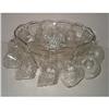 Image 1 : Anchor Hocking Punchbowl and 12 cups #1058113