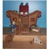 Image 1 : Wooden Noahs' Ark w/ carved figures #1058120