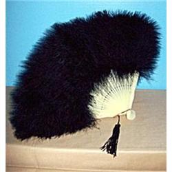 Maribou feather decorated fan #1058122