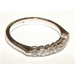 HIGH BRILLIANCE wedding band 7 stone ring #1058174