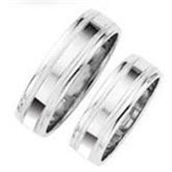 his and hers platinum ring WEDDING BAND SET #1058195