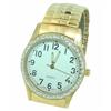 Image 1 : GENTS WRISTWATCH yellow gold with DIAMONDS #1058199