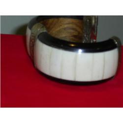 Vintage Wood   Bracelet Pin Lock #1058300