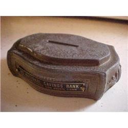 Bank, Bronze embossed plate on one side #1058309