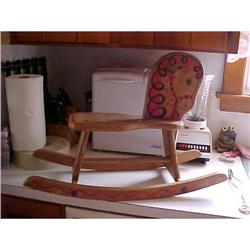 Rocking Horse, all wood, good paint #1058344