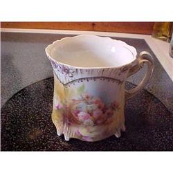 RSPrussia Red Mark footed cup, lrg.floral & #1058361