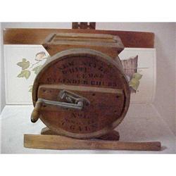 Butterchurn, Wooden, Crank operated,signed #1058364