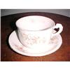 Image 1 : Porcelain China Soup Cup & Saucer, Large #1058383