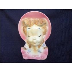 ROYAL COPLEY GIRL HEAD VASE #1058428