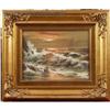 Image 1 : Seascape Framed Oil on Canvas (s)  A  Argenteno#1068630