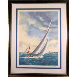 Alex Packham, S/N Lithograph, Sailing Ships #1068881