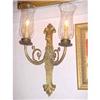 Image 1 : PAIR OF MONUMENTAL BRONZE SCONCES #1069032