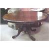 Image 1 : Oval Burled Walnut Table #1069068