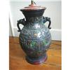 Image 1 : JAPANESE 1850'S ENAMEL & BRONZE LAMP #1069260