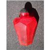 Image 1 : Red Peking glass snuff bottle with geometric #1069326