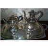 Image 1 : GRAND 4 PC SILVER -RIDEAU PLATE TEA/COFFEE SET #1069506