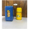 Image 2 : 1950s Hopalong Cassidy Blue Metal Lunch Box With Thermos