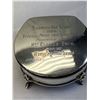 Image 2 : Vintage 1905 Sterling Silver Ring Box with Inscription 34grams