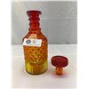Image 2 : Vintage Viking Yesteryear Amberina Art Glass Decanter
