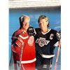 Image 2 : Nike Mr. Hockey And Wayne Gretzky Picture On Wood, 24"x36"