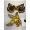 Image 2 : Lovely Vintage Filagree Brooches