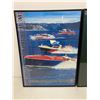 Image 2 : 2 Framed Wooden Boat Concours Elegance Boat Races Prints, 1 Signed, 1990 And 2000