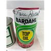 Image 2 : Vintage BP Upper Cylinder Lubricant 4oz Tin Plus Bardahl Top Oil 6oz Tin