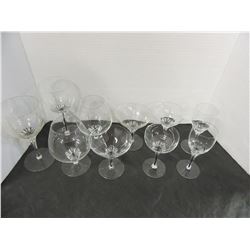 ESTATE:  BOX OF CRYSTAL STEMWARE