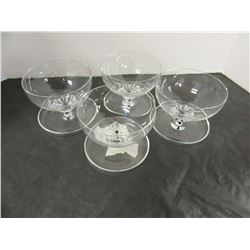 ESTATE:  4 CRYSTAL GLASSES