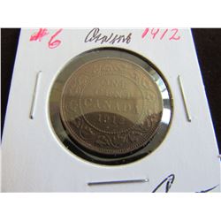 1912 CANADA KING GEORGE V LARGE PENNY