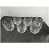 Image 1 : ESTATE:  BOX WITH 11 CRYSTAL GLASSES, ETC