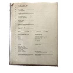 Space Patrol TV 1952 Script