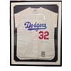 Image 1 : Dodger Sandy Koufax Signed Jersey Framed