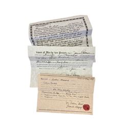 Django Broomhilda (Kerri Washington) Freedom Papers Movie Props