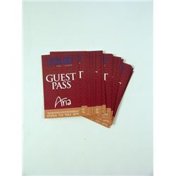 Last Vegas Aria Hotel Guest Pass Coupons Movie Props