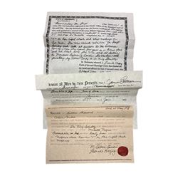 Django Unchained Broomhilda (Kerri Washington) Freedom Papers Movie Props