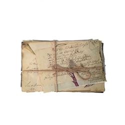 Django Unchained Cleopatra Club Paperwork Movie Props
