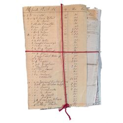 Django Unchained Cleopatra Club Paperwork Movie Props