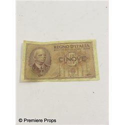 Inglourious Basterds Italian Money Movie Props