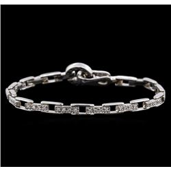 14KT White Gold 0.72 ctw Diamond Bracelet